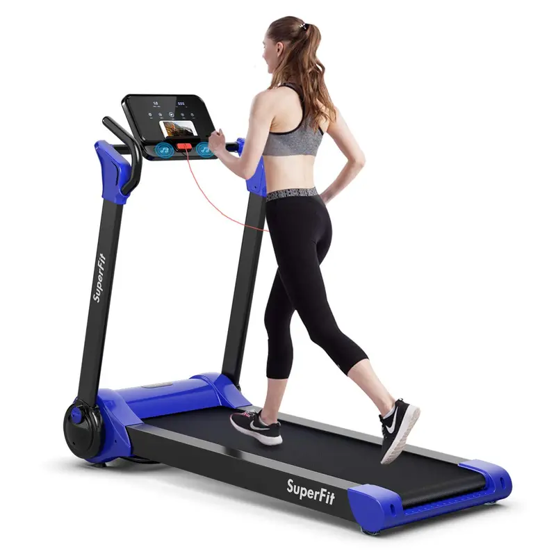 2.25HP Installation-Free Folding Treadmill with 8-Level Shock Absorption