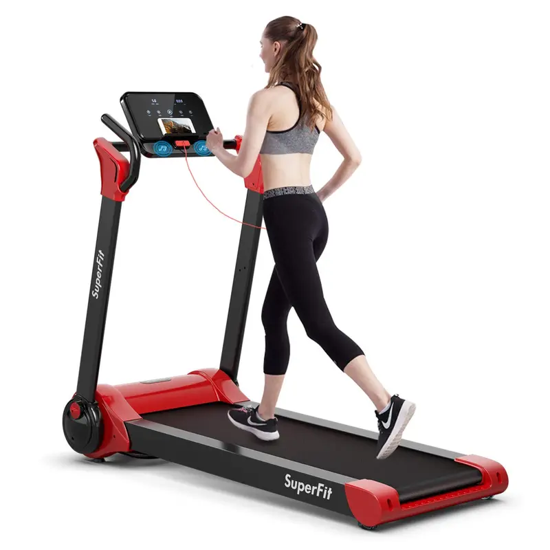 2.25HP Installation-Free Folding Treadmill with 8-Level Shock Absorption