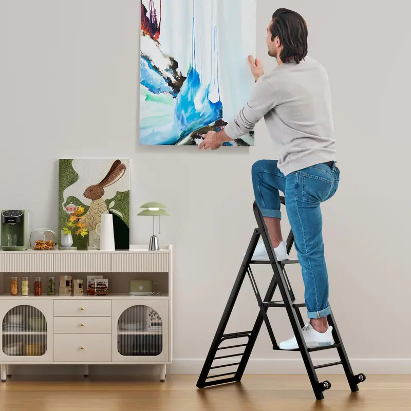 2-in-1 Multi-Function Hand Truck Dolly & Step Ladder 2