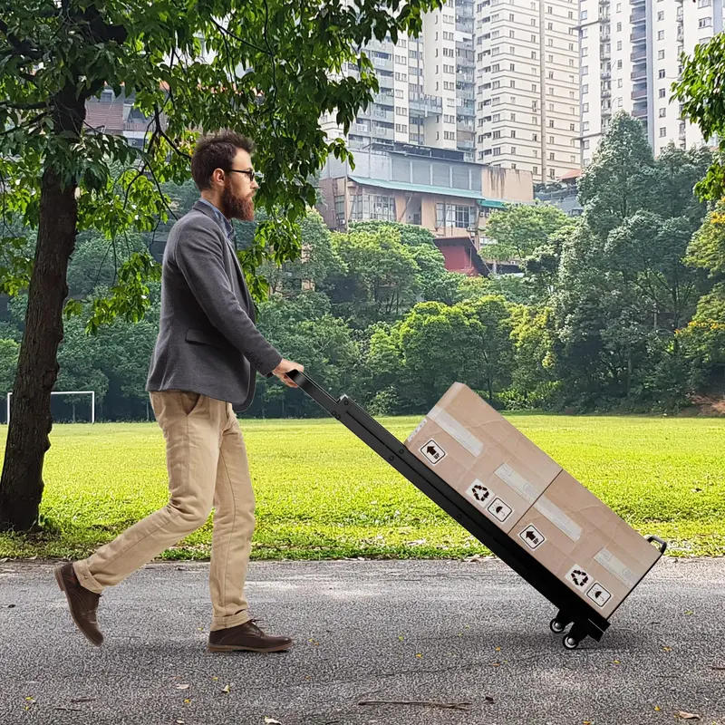 2-in-1 Multi-Function Hand Truck Dolly & Step Ladder