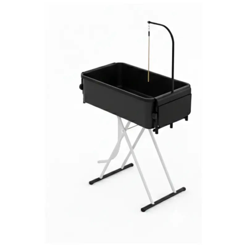 2-in-1 Portable Pet Bathtub and Grooming Table with Drain Hose 2
