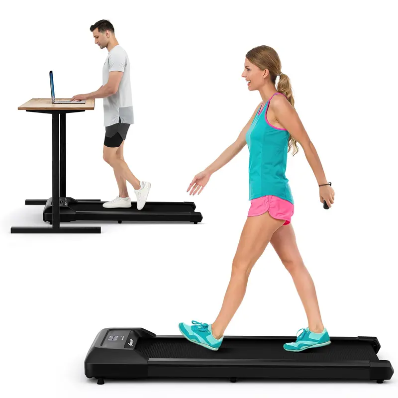 2-in-1 Under-Desk Walking Pad – Foldable Treadmill with 265 LB Weight Capacity