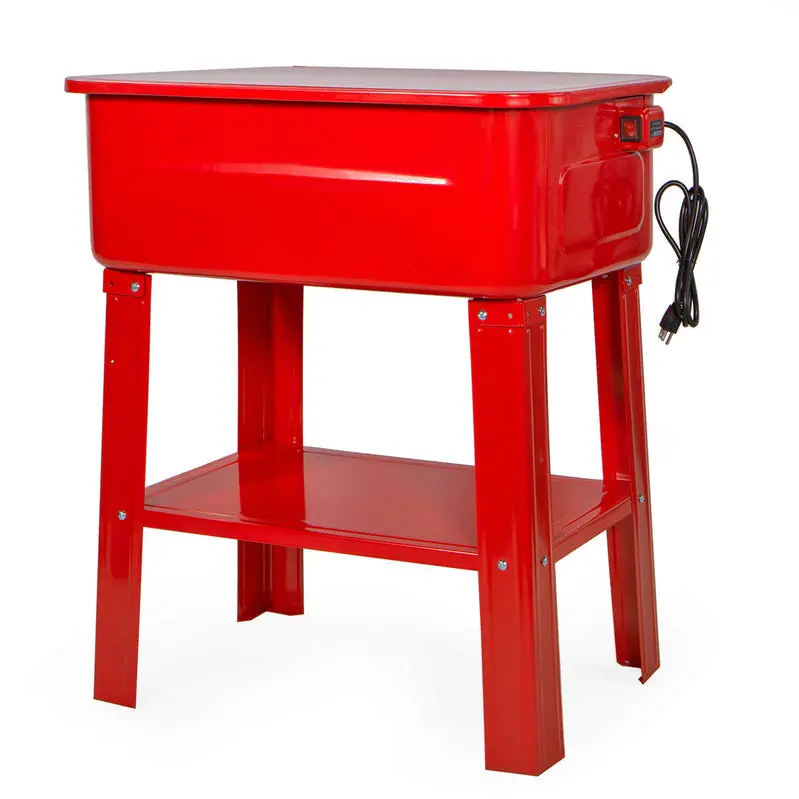 20-Gallon Industrial Parts Cleaner with General-Purpose Solvent Pump System