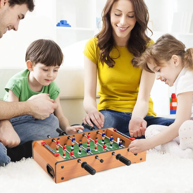 20-Inch Portable Foosball Table for Kids – Mini Soccer Game with Score Trackers