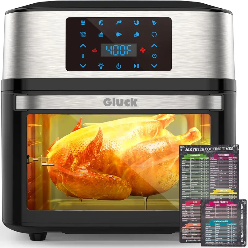 20-Quart 10-in-1 Air Fryer Oven Combo with Rotisserie and Dehydrating Racks