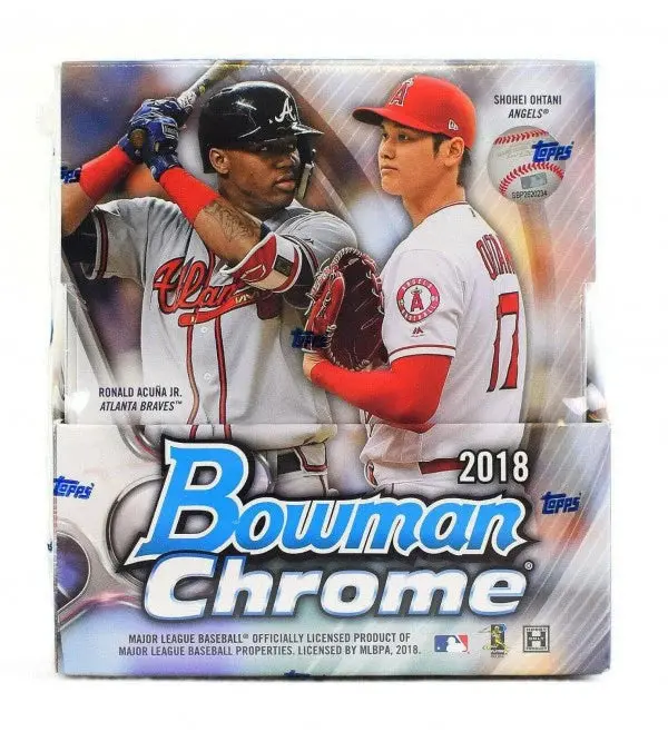 2018 Bowman Chrome Baseball Hobby Box — Factory-Sealed Collector’s Edition