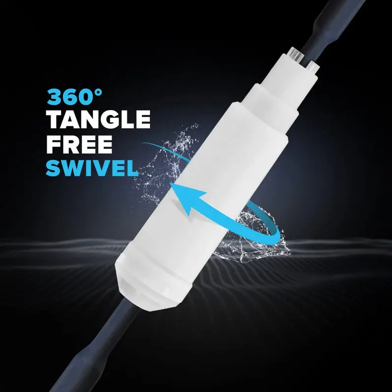 2024 Advanced Robotic Pool Cleaner – For In-Ground Pools up to 50 Feet with Waterline Scrubbing, Dual Filters, and Weekly Scheduling