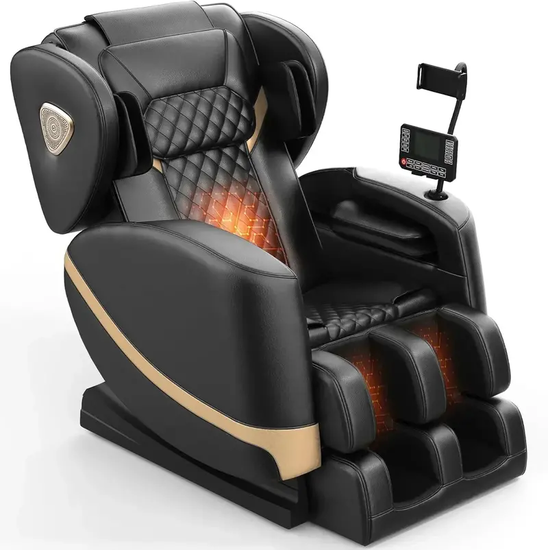 2025 Zero-Gravity Full-Body Massage Chair – 10-Point Roller System with Heat Therapy