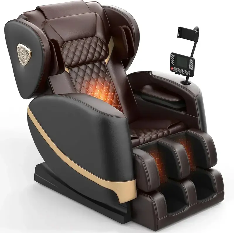 2025 Zero-Gravity Full-Body Massage Chair – 10-Point Roller System with Heat Therapy