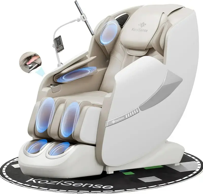 2025 Zero-Gravity Massage Chair – Full-Body SL-Track Shiatsu with Heat Therapy