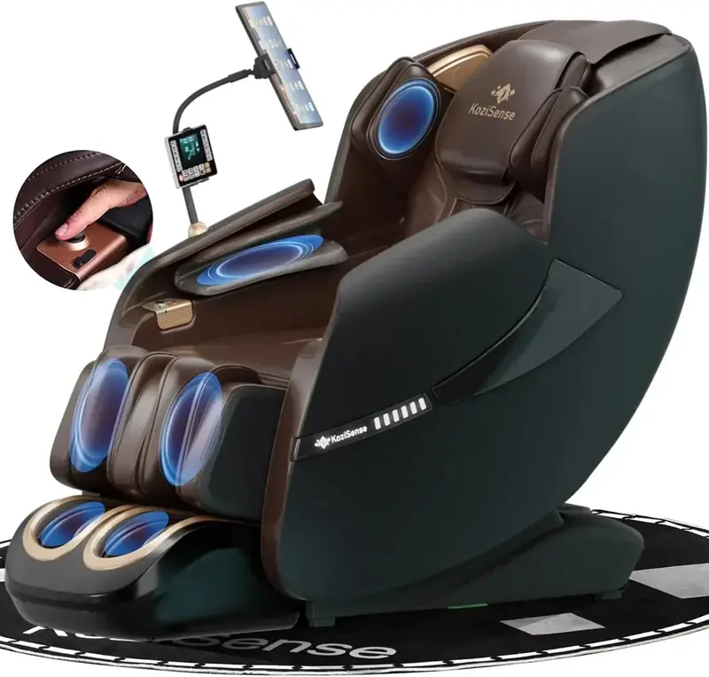 2025 Zero-Gravity Massage Chair – Full-Body SL-Track Shiatsu with Heat Therapy