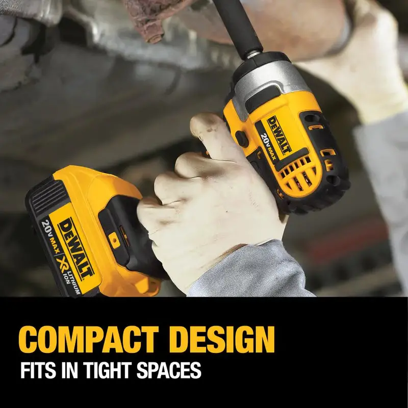 20V MAX Lithium-Ion 1/2" Impact Wrench Kit – Includes Detent Pin & Battery Charger