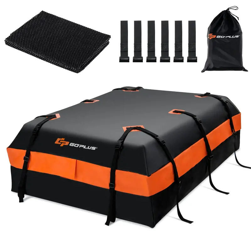 21-Cubic-Foot Rooftop Cargo Carrier Bag – Fully Waterproof Soft Roof Bag for All Vehicles