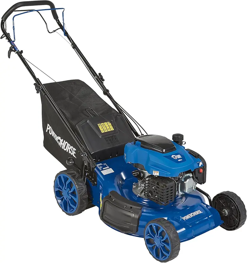 21-Inch 3-in-1 Gas Lawn Mower – Self-Propelled, 200cc OHV Engine, Mulch/Bag/Side-Discharge