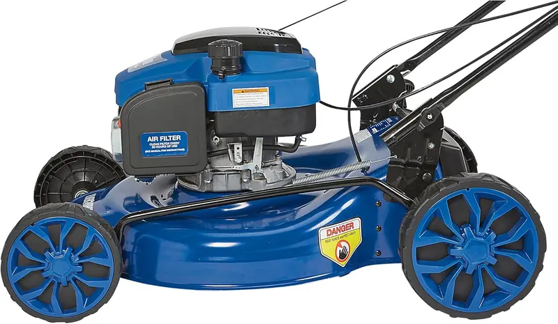 21-Inch 3-in-1 Gas Lawn Mower – Self-Propelled, 200cc OHV Engine, Mulch/Bag/Side-Discharge