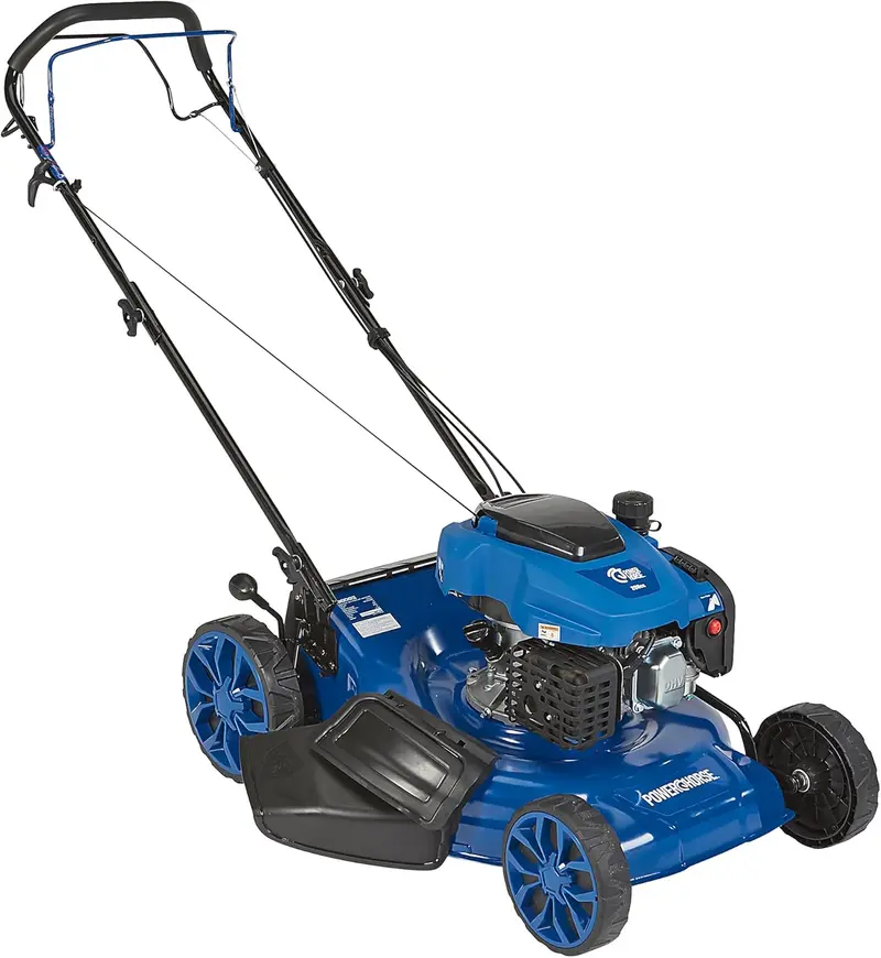 21-Inch 3-in-1 Gas Lawn Mower – Self-Propelled, 200cc OHV Engine, Mulch/Bag/Side-Discharge