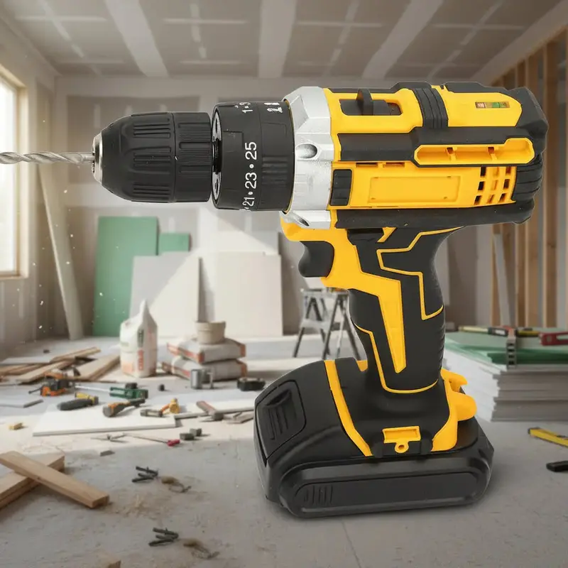 21V Lithium-Ion Cordless Drill Driver Kit – Includes Dual Batteries, Fast Charger, and High-Torque Performance 2