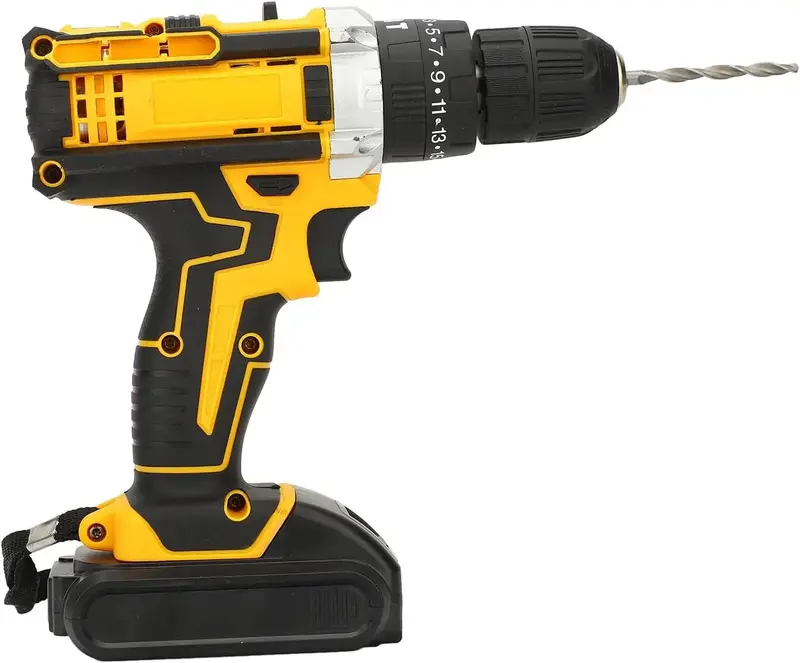 21V Lithium-Ion Cordless Drill Driver Kit – Includes Dual Batteries, Fast Charger, and High-Torque Performance