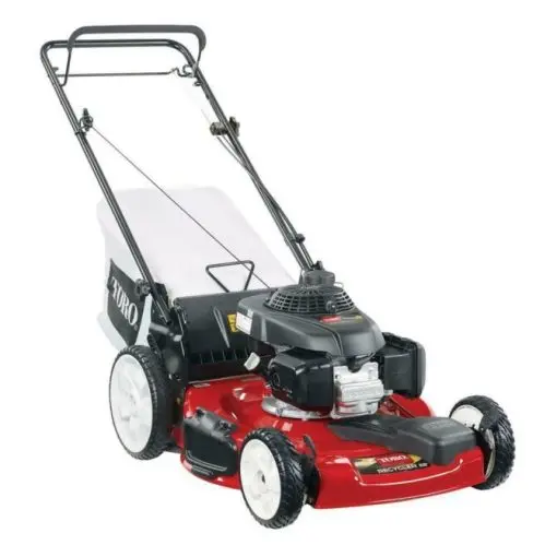 22-Inch Gas-Powered Self-Propelled Lawn Mower – 170cc OHV Engine, High-Wheel RWD, 3-in-1 Functionality