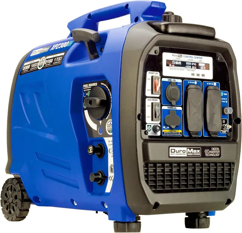 2300W Dual-Fuel Inverter Generator – Gasoline/Propane Powered, Quiet Digital Operation for RVs & Emergencies