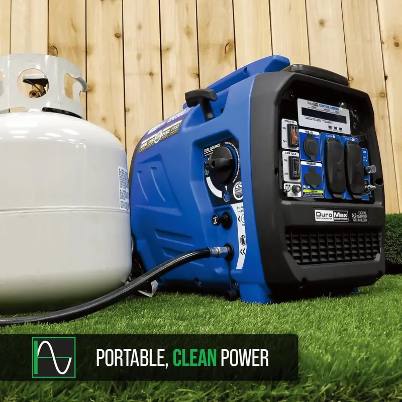 2300W Dual-Fuel Portable Inverter Generator – Gasoline & Propane Powered for RVs, Camping, and Emergency Backup