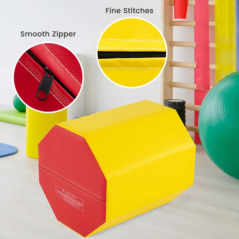 24.5-Inch by 26-Inch Octagonal Gymnastics Mat for Cheerleading, Martial Arts, and Tumbling