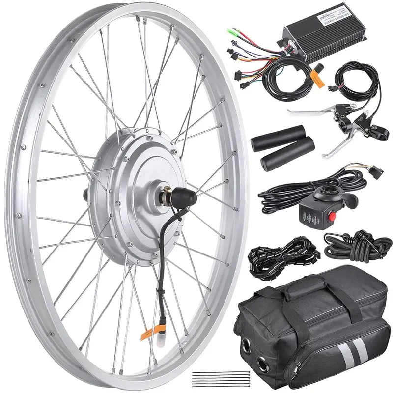 24-Inch Front Hub Motor E-Bike Conversion Kit – 36V, 750W Brushless Drive System