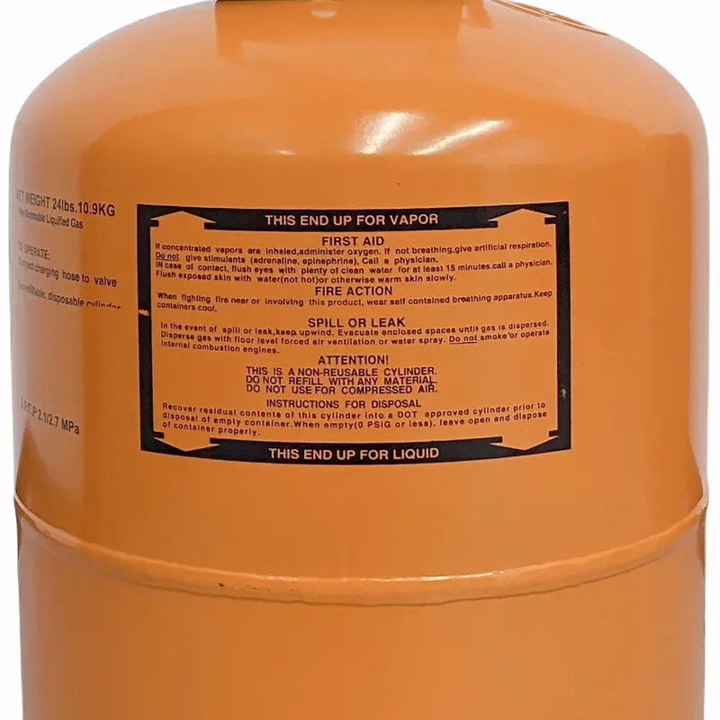 24 lb R-404A Refrigerant Gas – Low-Temperature Commercial Refrigeration Grade