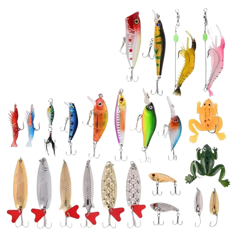 24-Piece Premium Fishing Lure Assortment for Anglers of All Ages 2