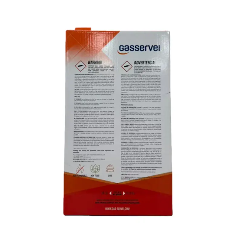 24-Pound R404A Refrigerant Tank – Gasservei GS Brand, Standard Commercial Refrigeration Gas
