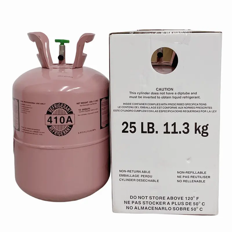 25 lb R410A Refrigerant Gas Canister for Air Conditioning & Heat Pump Systems