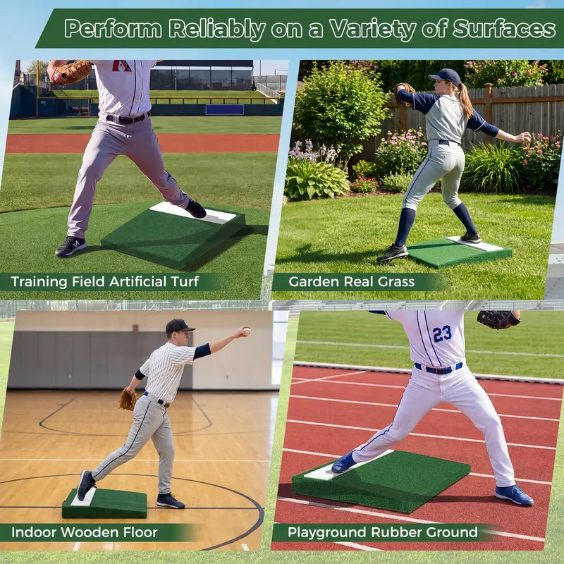 27" x 27" x 4" Portable Baseball Pitching Mound