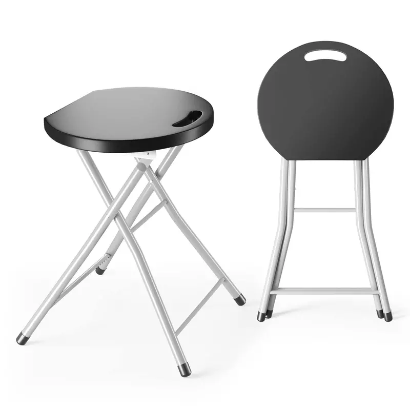 28-Inch Foldable Camping Stool with 330-Pound Weight Capacity 2