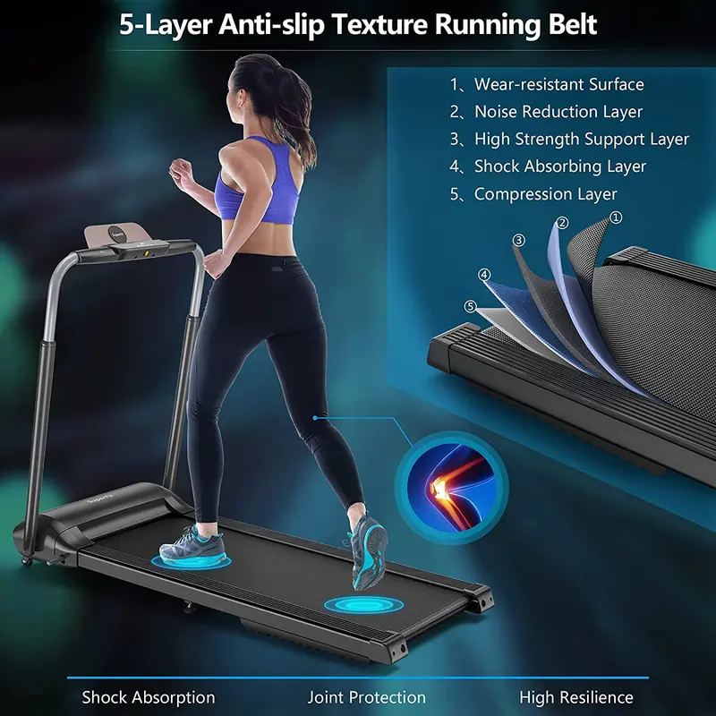3.0 HP Compact Folding Treadmill – Space-Saving Home Fitness Machine