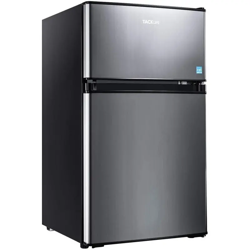 3.1 Cu Ft Compact Mini Fridge with Freezer & Energy-Efficient LED Lighting