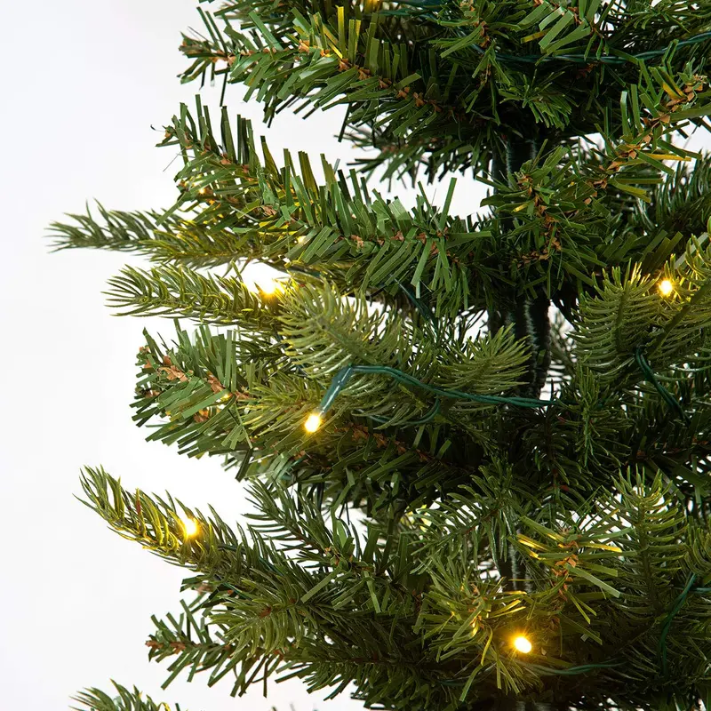 3-Foot Pre-Lit Slim Christmas Tree – Hinged Artificial Fir Design