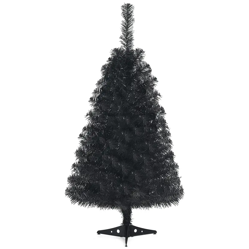 3-Foot Slim Silver Artificial Pencil Christmas Tree with Realistic Branches