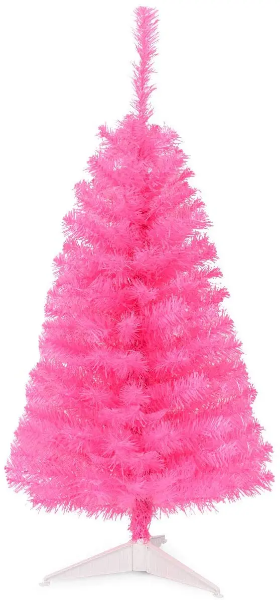 3-Foot Slim Silver Artificial Pencil Christmas Tree with Realistic Branches