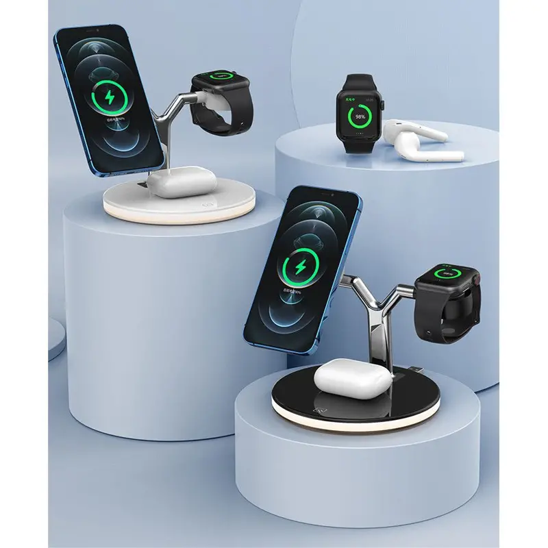 3-in-1 MagSafe Wireless Charger with Ambient Night Light