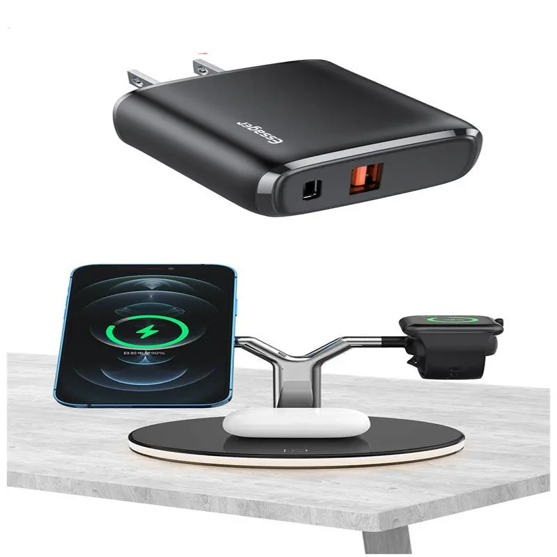 3-in-1 MagSafe Wireless Charger with Ambient Night Light