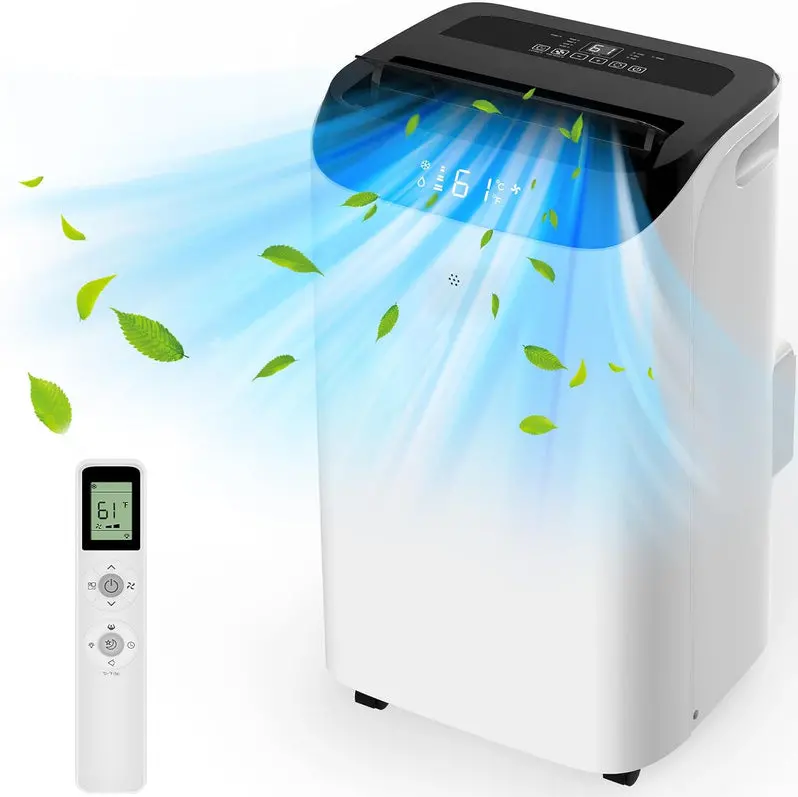 3-in-1 Portable Air Conditioner – Freestanding AC Unit with Fan & Dehumidifier Functions | Cools Up to 700 sq. ft | Smart Mode, Sleep Timer & Auto Swing