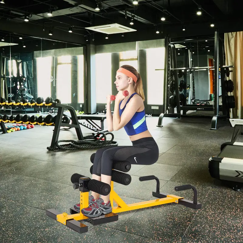 3-in-1 Sissy Squat Machine – Adjustable Deep Squat & Leg Exercise Station 2