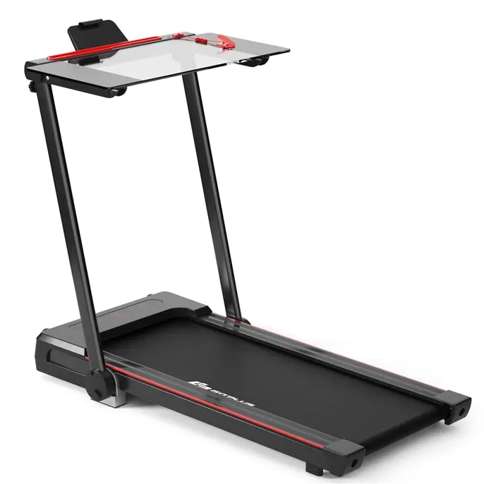 3-in-1 Under-Desk Walking Pad – Compact Treadmill with Detachable Standing Desk