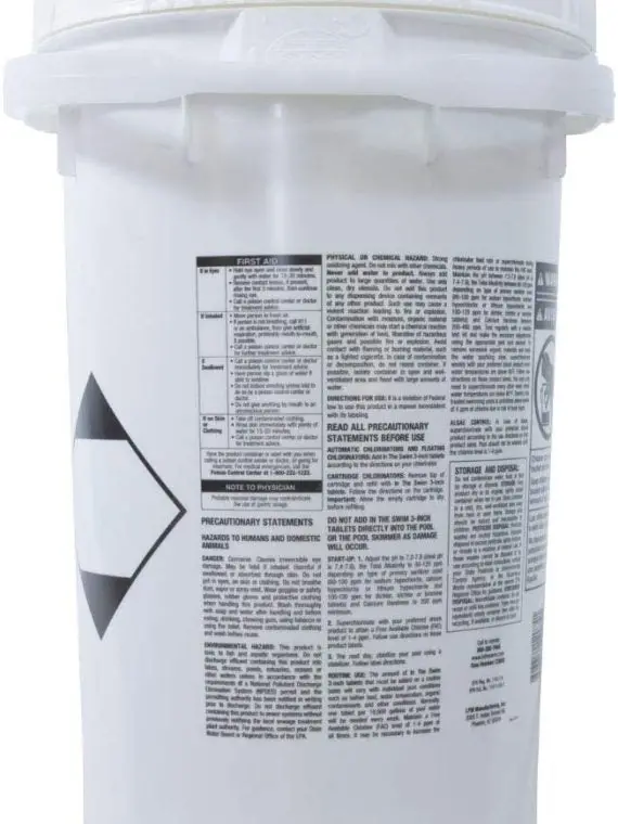 3-Inch Chlorine Tablets – 50 lb Bulk Pack for Pool Sanitization