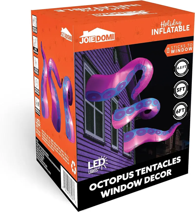 3-Pack Giant Inflatable Halloween Octopus Tentacles – Outdoor Yard Decoration