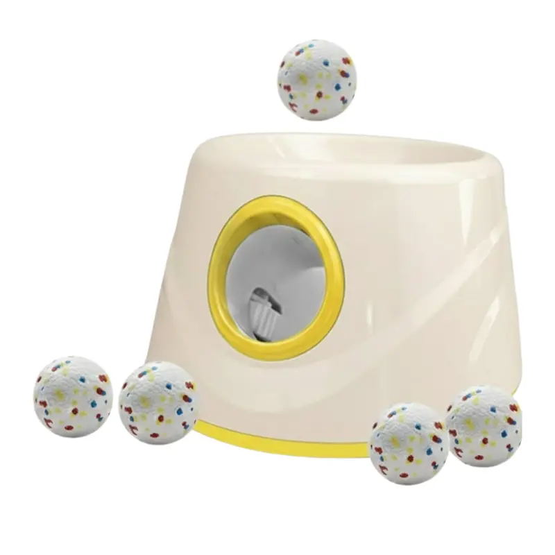 3-Setting Interactive Automatic Ball Thrower for Dogs and Cats