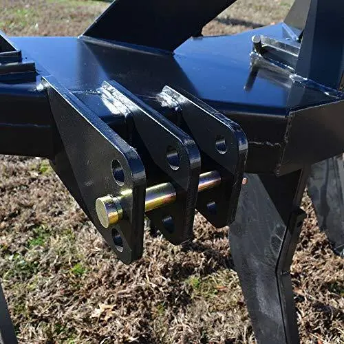 3-Shank Subsoiler Ripper – Tractor-Mounted Ground Breaker Compatible with Category 1 & 2 Quick Hitches