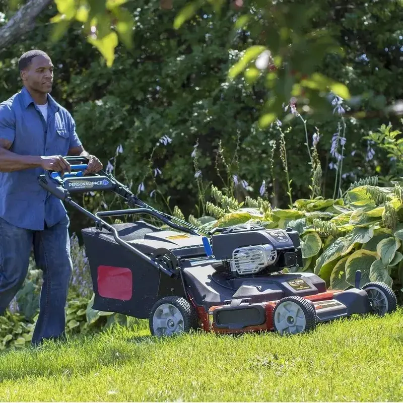 30-Inch Gas-Powered Self-Propelled Lawn Mower – Variable Speed Control for Effortless Mowing