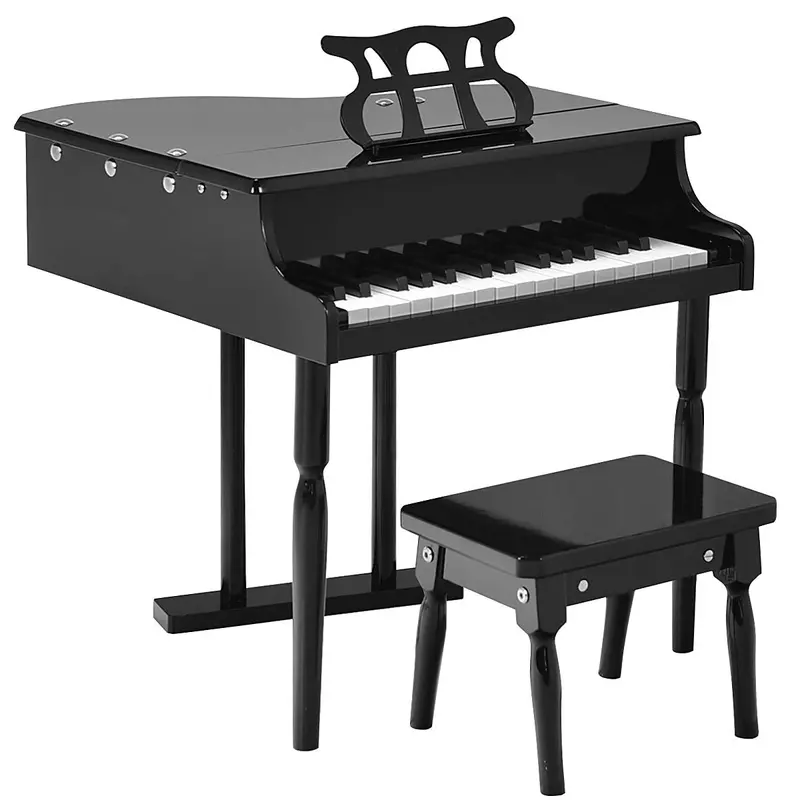 30-Key Wooden Toy Piano – Classic Children’s Grand Piano for Early Music Learning