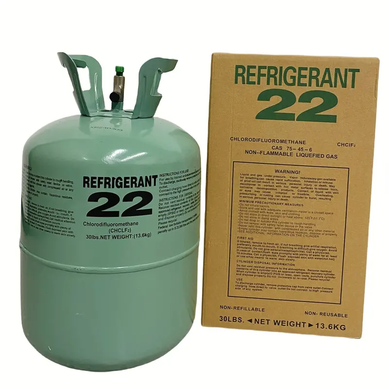 30 lb R22 Refrigerant Gas Cylinder for HVAC Systems